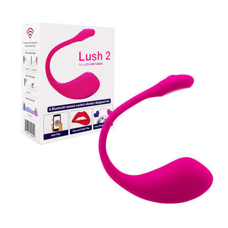 Lovense Lush 2 Bluetooth Remote-Controlled Egg Vibrator Paris & Nikki's Magic Lovense Lush 2 Bluetooth Remote-Controlled Egg Vibrator Paris & Nikki's Magic