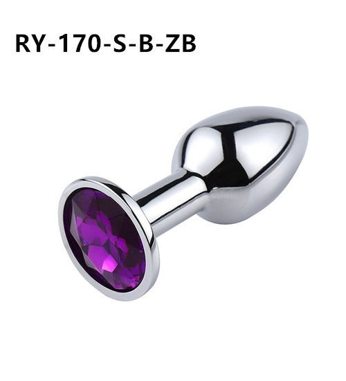 Posterior metal anal plug for adult men and women SM sex toys for masturbation and orgasm, anal plug for adult products